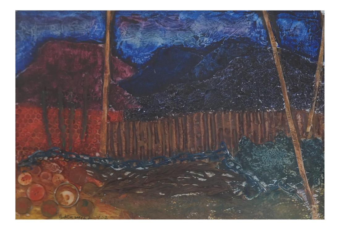 Joyce Kanyuk "Source" - Mixed Media (1 of 4)