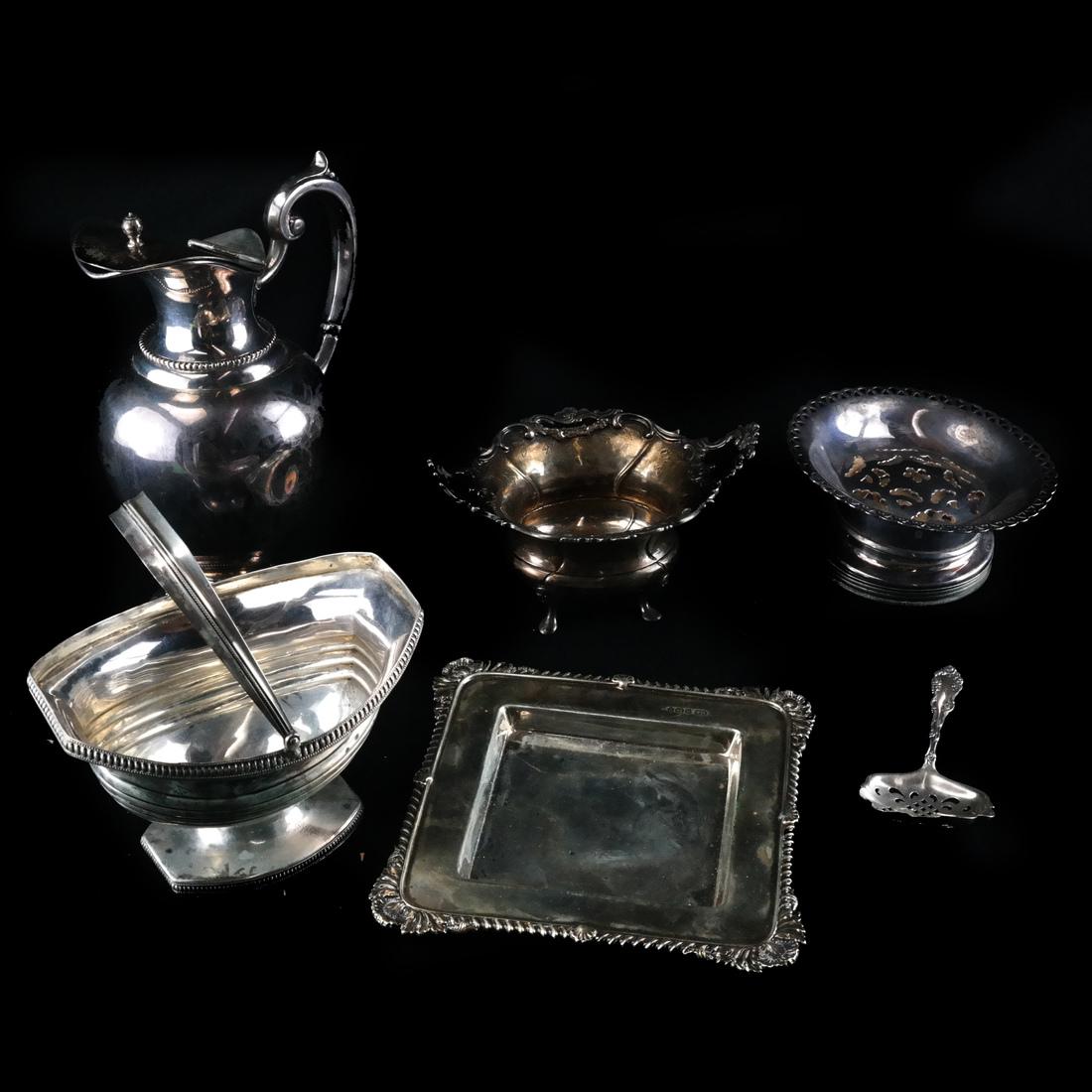 Collection of 6 Sterling & Plate Articles (1 of 9)