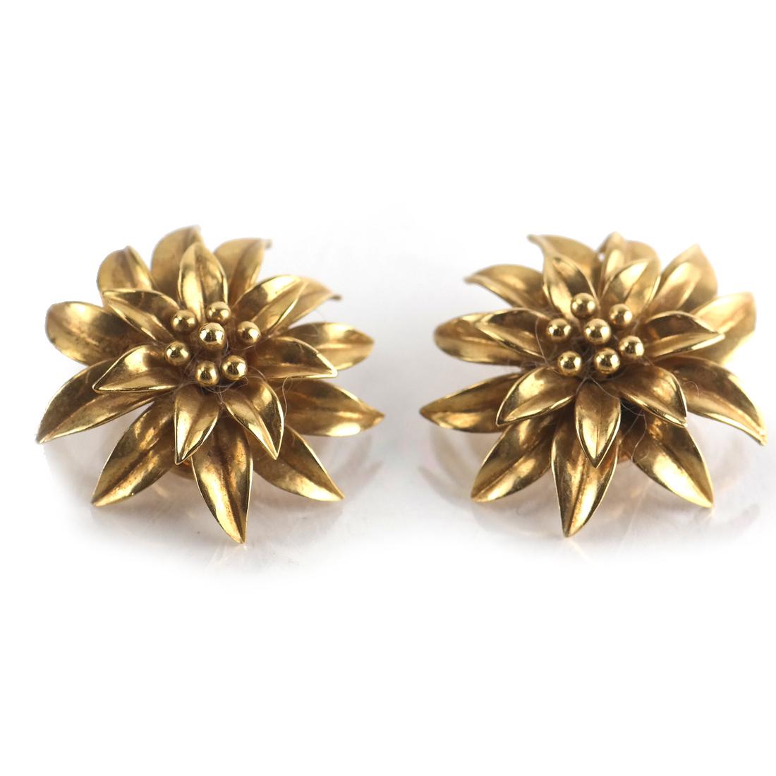 Tiffany & Co. 18k YG Ear Clips (1 of 6)