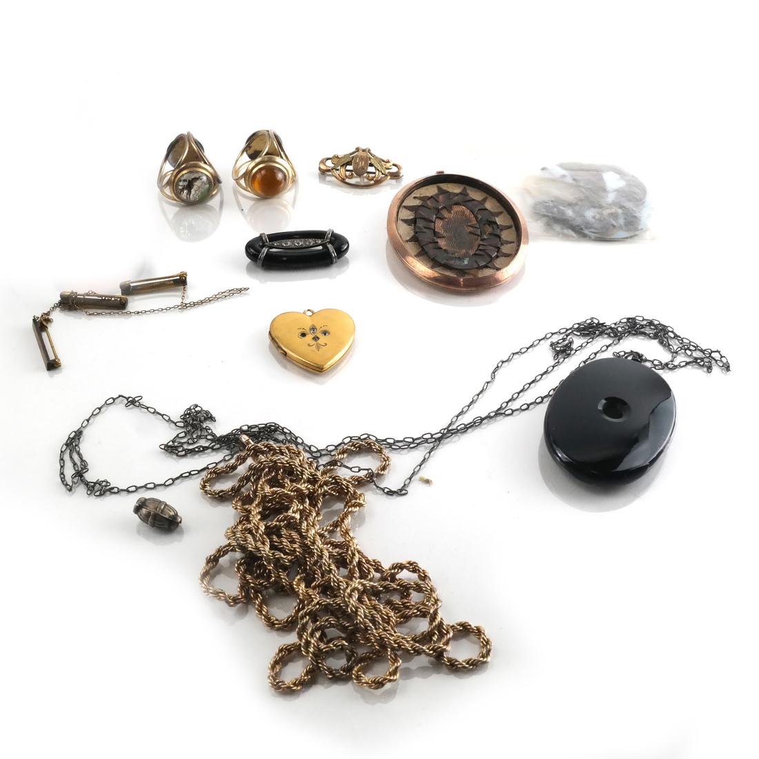 Victorian Parts, Pieces, Hair Locket, Etc. (1 of 3)