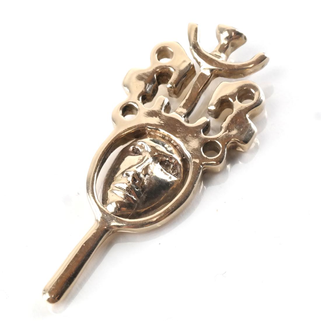 Edith Borax Morrison 10k Yellow Gold Pendant (1 of 5)