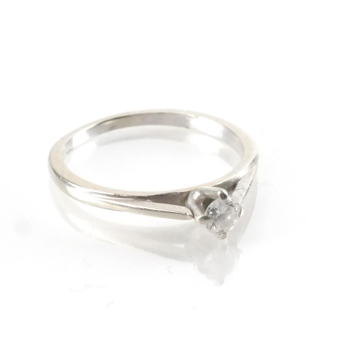 14k WG Ring Full Cut Brilliant Diamond (1 of 3)