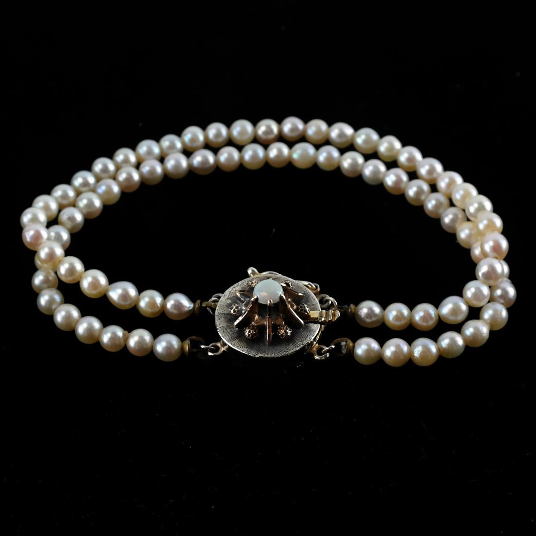 Victorian Natural Pearl Bracelet (1 of 5)