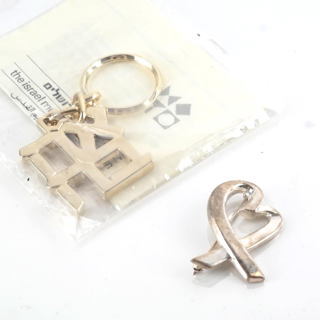 Tiffany & Co. Pin, R. Indiana Keychain (1 of 4)