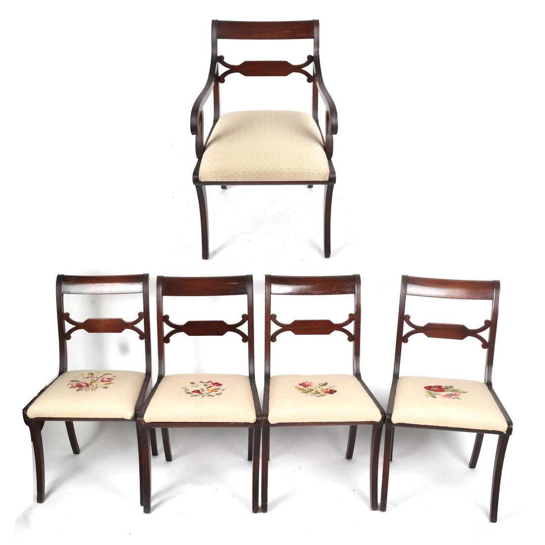 5 Dining Room Chairs by Kittinger, NY (1 of 9)
