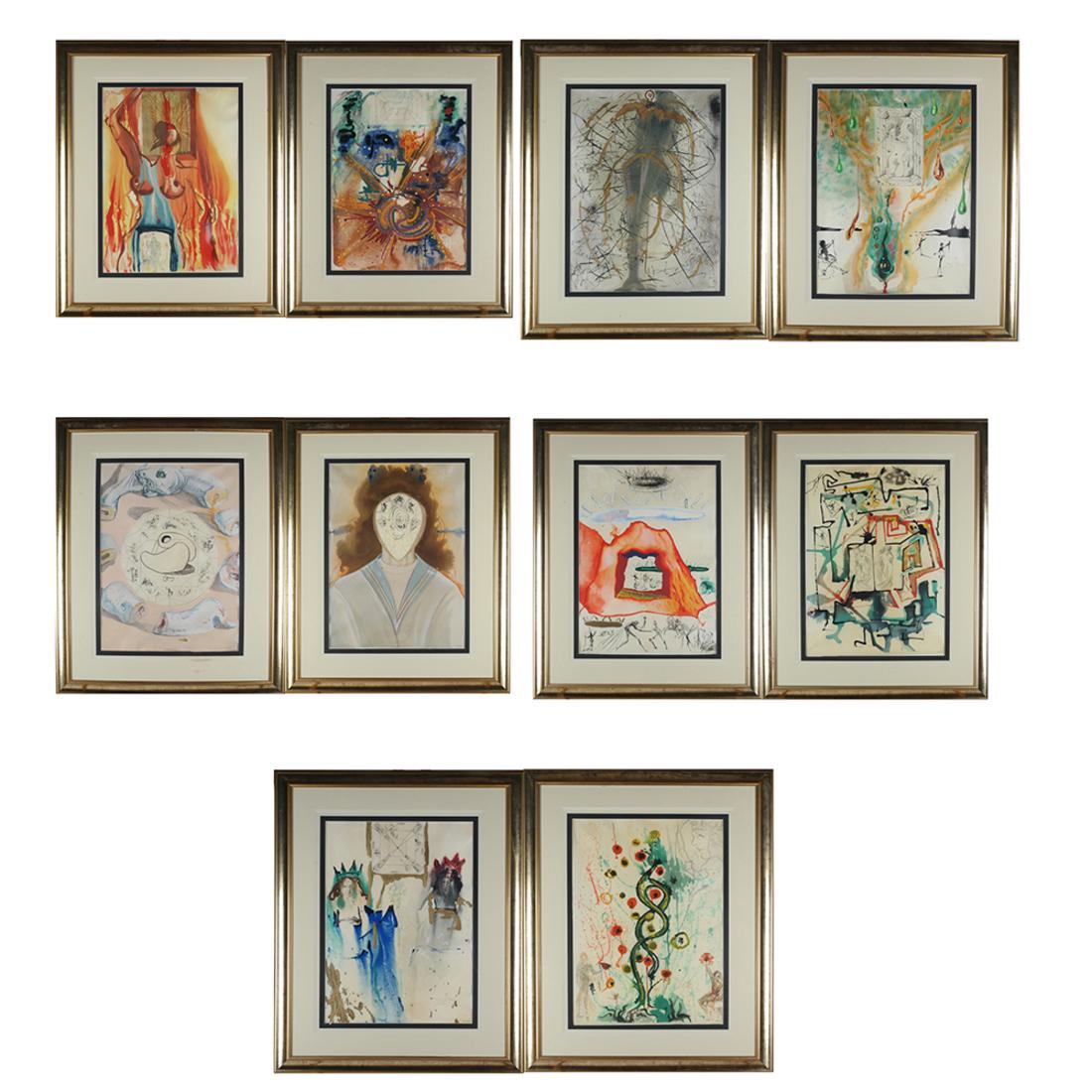 After Salvador Dali "Alchimie..." Ten Etchings (1 of 9)