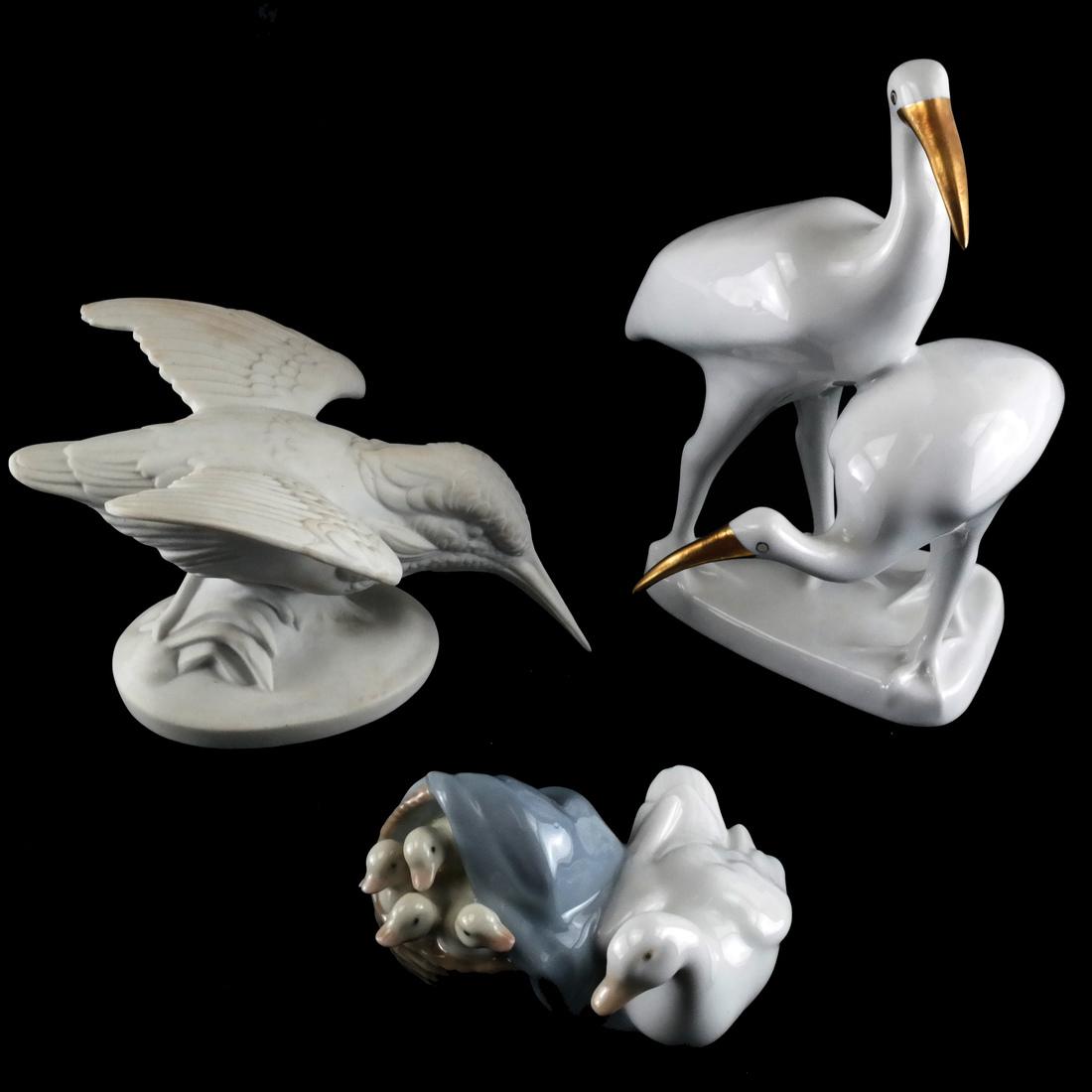 Three Various Bird Sculptures (1 of 7)