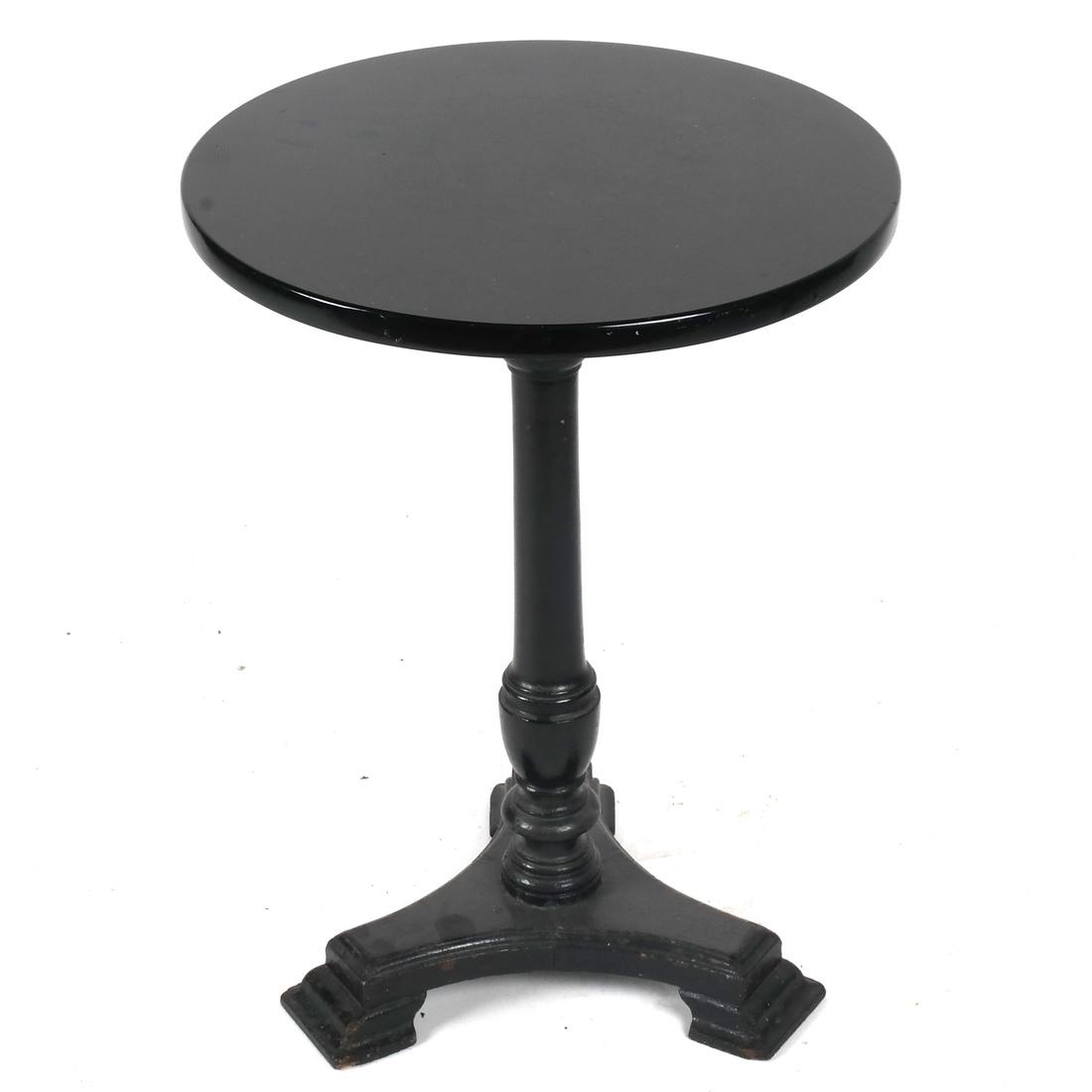 Pedestal Base Slate Top Low Table (1 of 2)