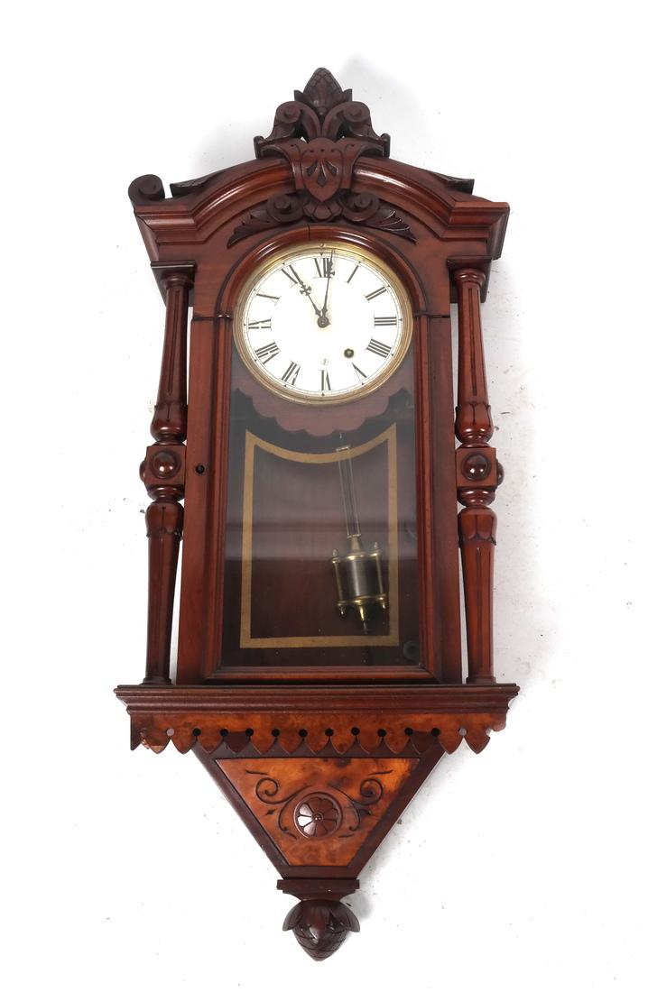 Victorian-Style Wall Regulator Clock (1 of 5)