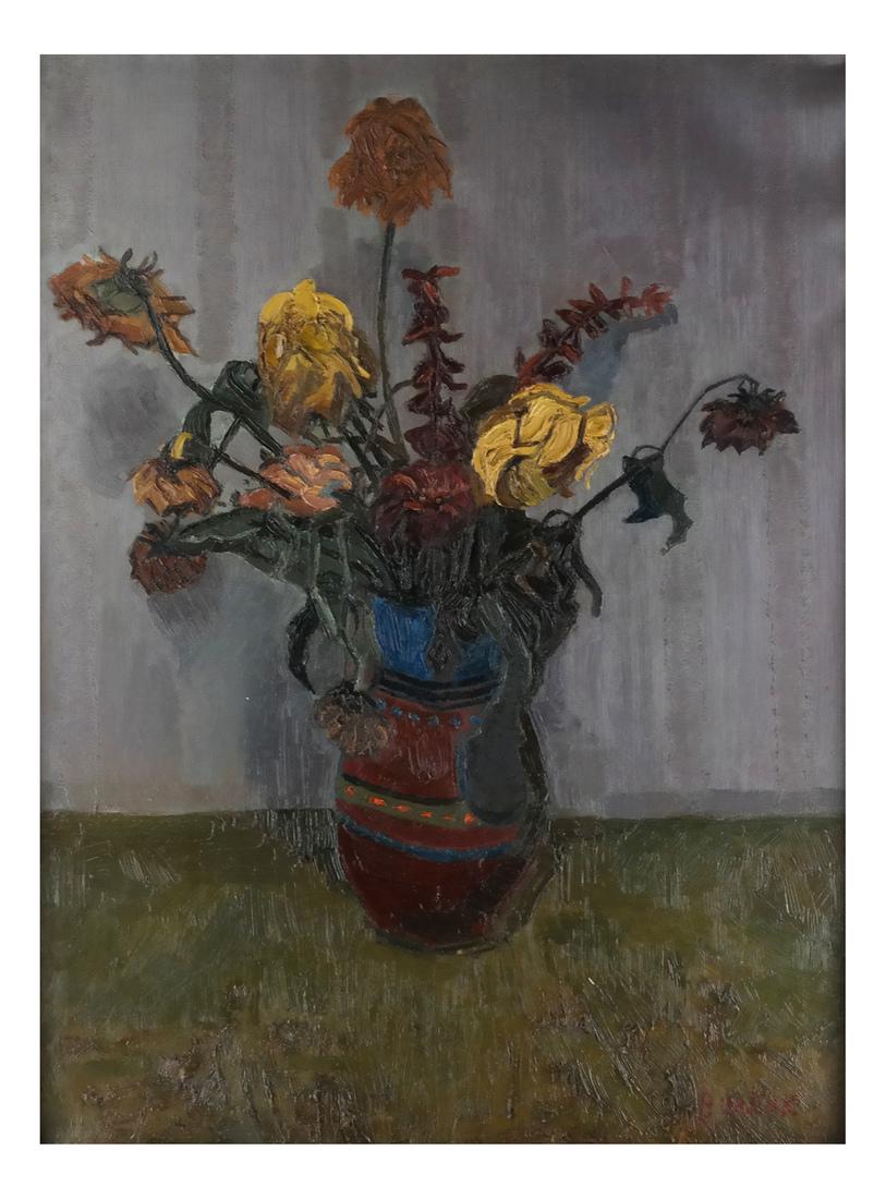 David Burliuk Floral Still Life O/C (1 of 6)