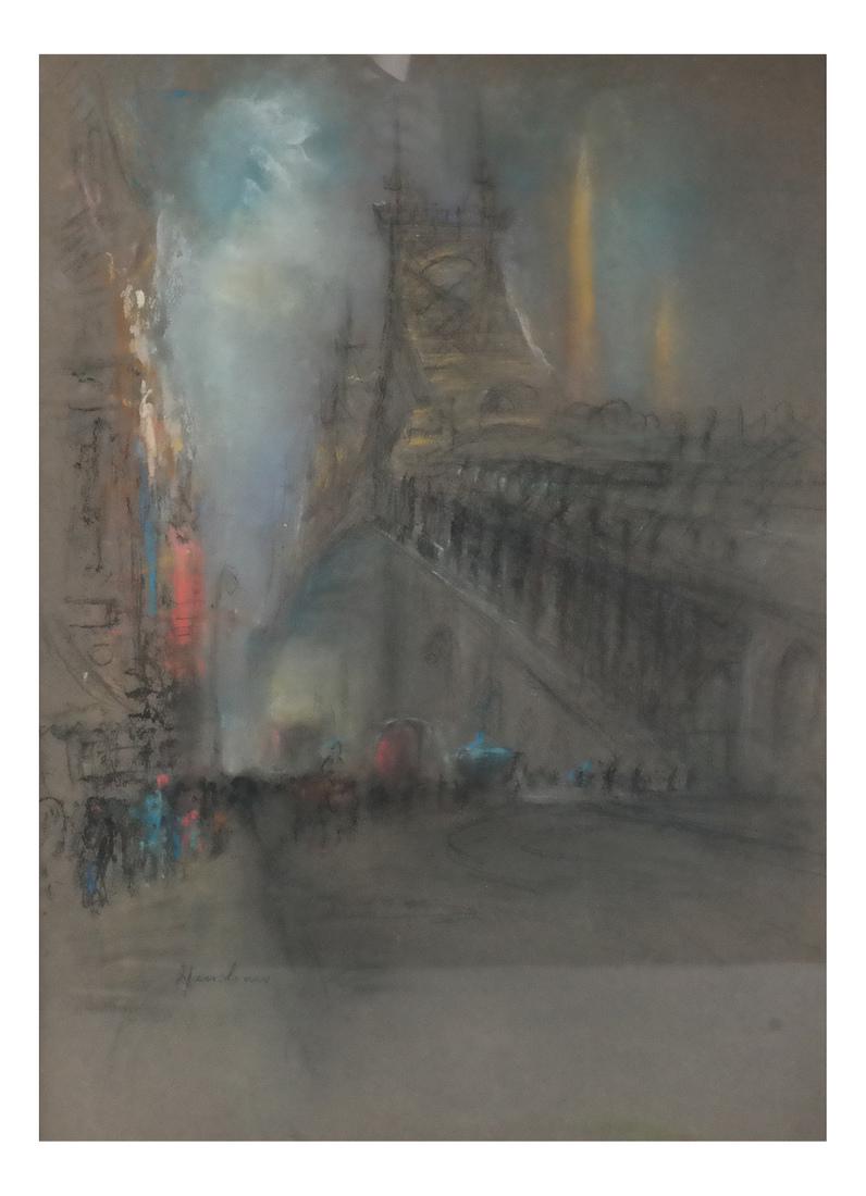 Glen C. Henshaw Signed Framed Pastel (1 of 6)