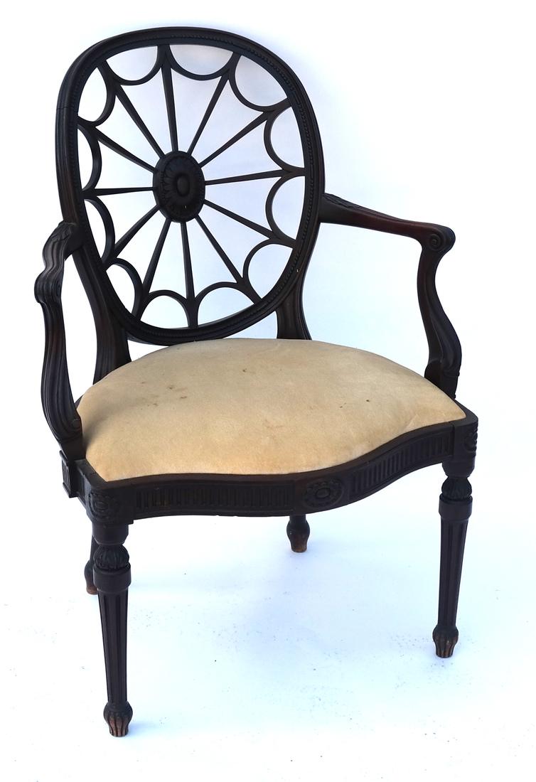 Wheel Back Open-Work Arm Chair (1 of 5)