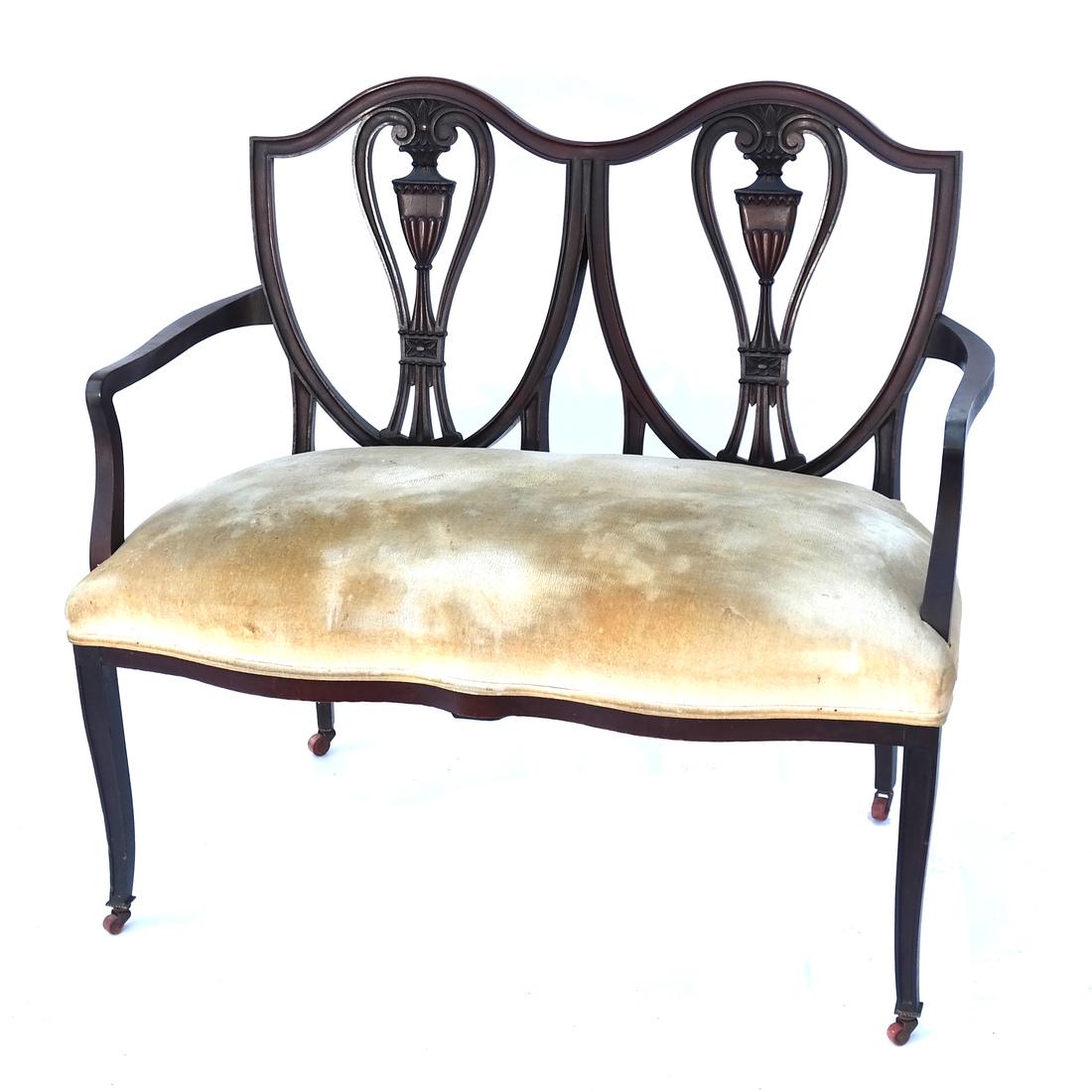 Double-Seat Shield-Form Settee (1 of 5)