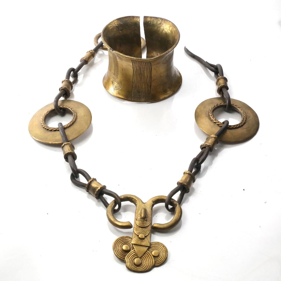 African Collar Necklace & Cuff Bracelet (1 of 5)