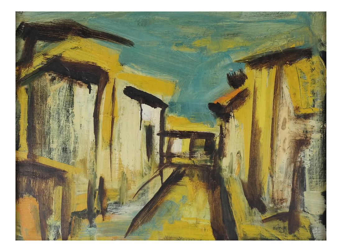 Nora Frankel "Spanish Village" '60 O/C (1 of 5)