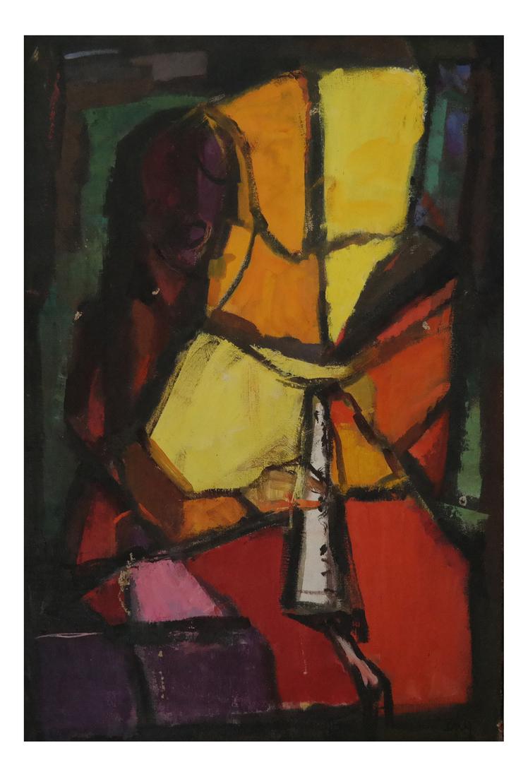 Edith Bry, Modern Abstract Painting (1 of 4)