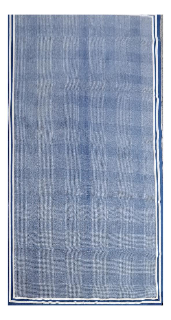 Blue Carpet by Stark: Blue carpet by Stark. [214 x 107 inches]. Small, light stain; in overall good condition.