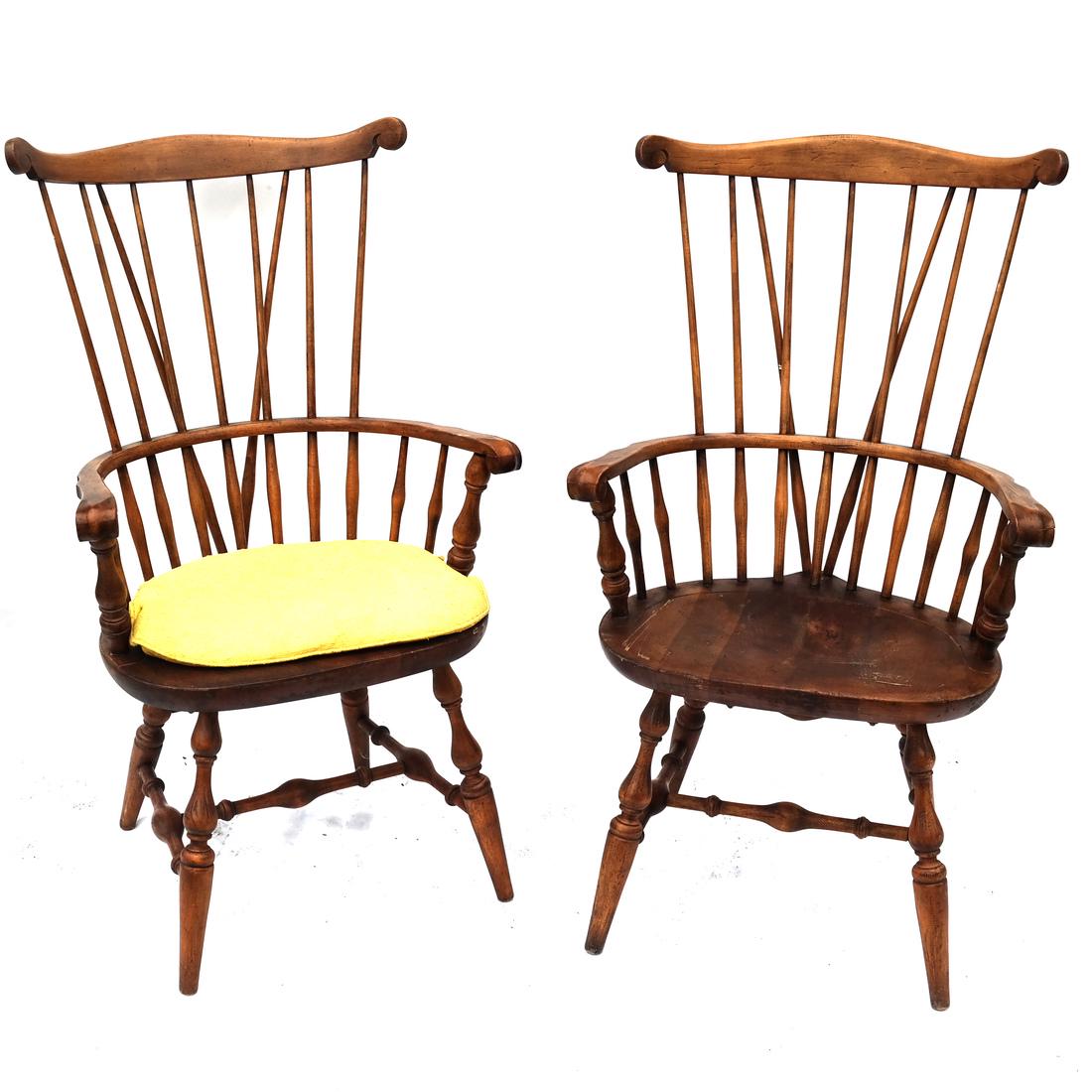 Pair of Windsor Armchairs (1 of 4)