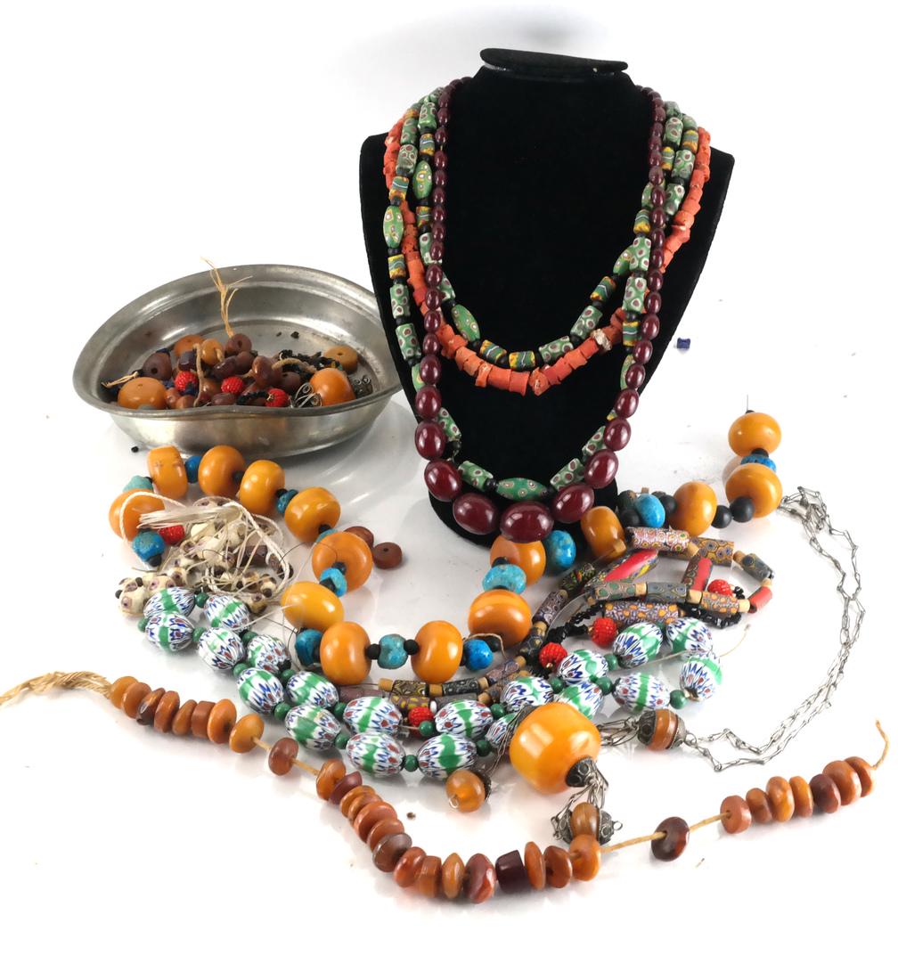 Group African, Tibetan Trade Beads (1 of 4)