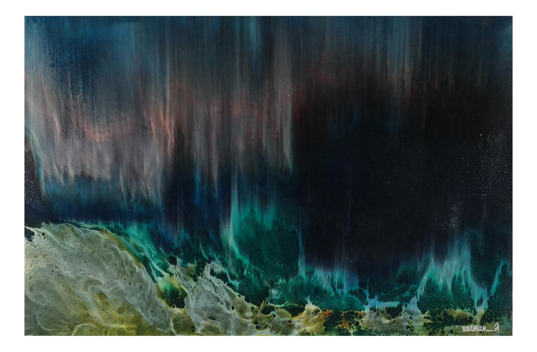 Leonardo Nierman Abstract Painting (1 of 4)