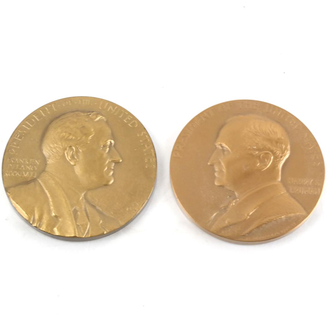 President Inaugural Bronze Medals (1 of 2)