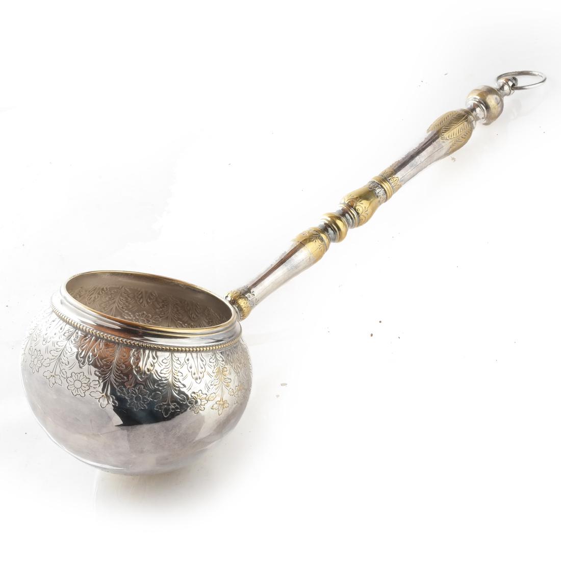 Brazilian Silver Plate Punch Ladle (1 of 7)