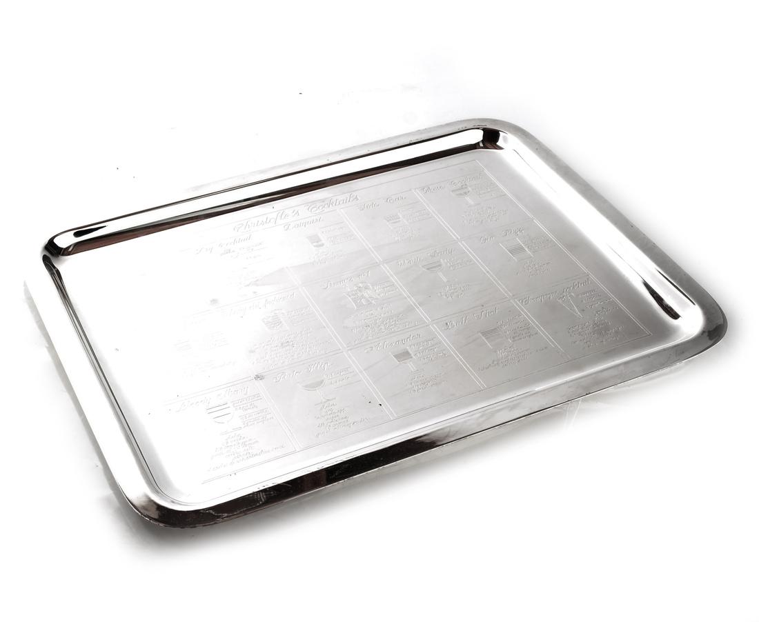 Christofle Cocktails Silver Plate Tray (1 of 3)