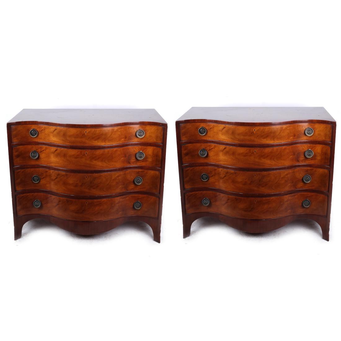 Pair of Serpentine Chests by Beacon Hill (1 of 8)