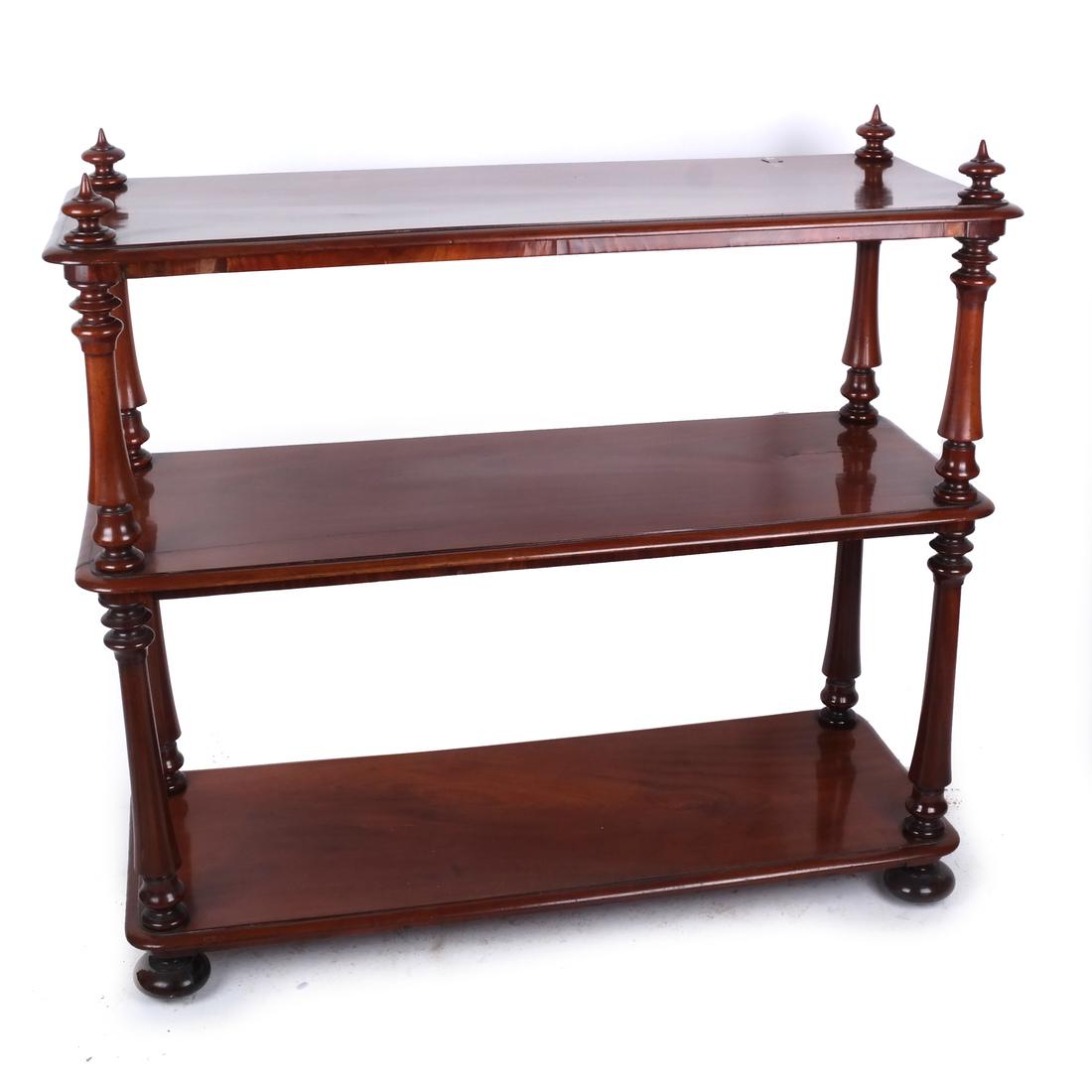 Regency-Style 3-Tier Dumbwaiter Stand (1 of 6)