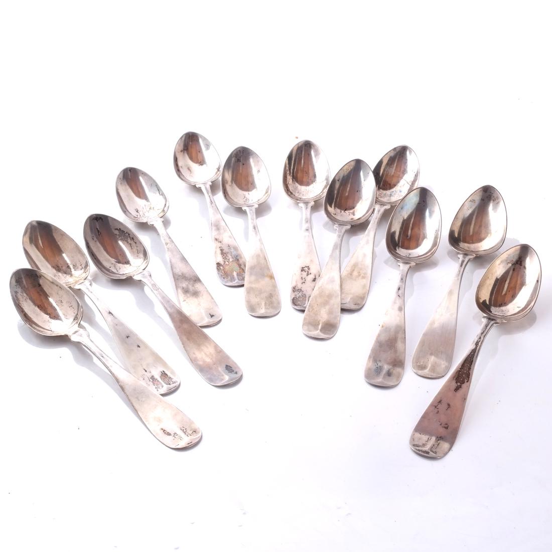 12 L. Kimball & Son Coin Silver Spoons (1 of 5)