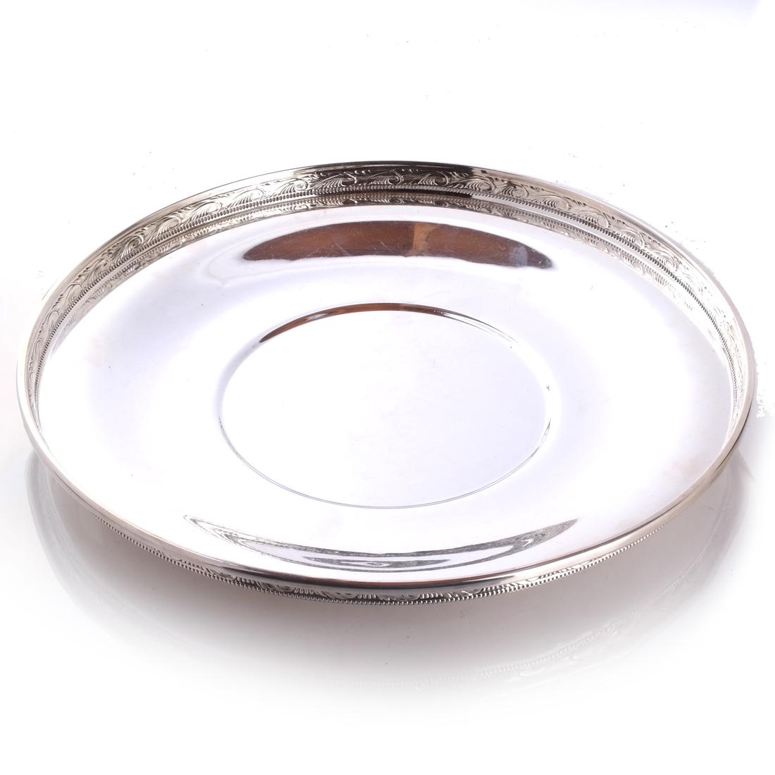 Reed & Barton Galleried Serving Tray (1 of 4)