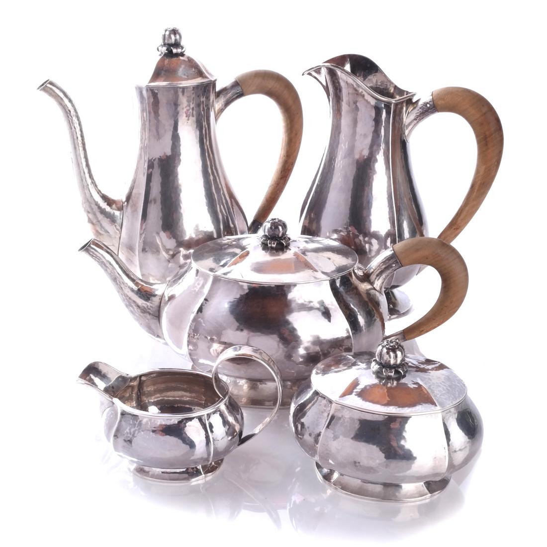 Baltensperger 5-Piece Sterling Tea Set (1 of 7)