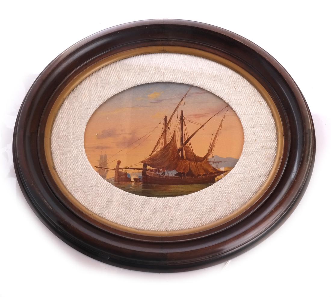 Emil Von Kulman Mixed Media, Ship (1 of 5)