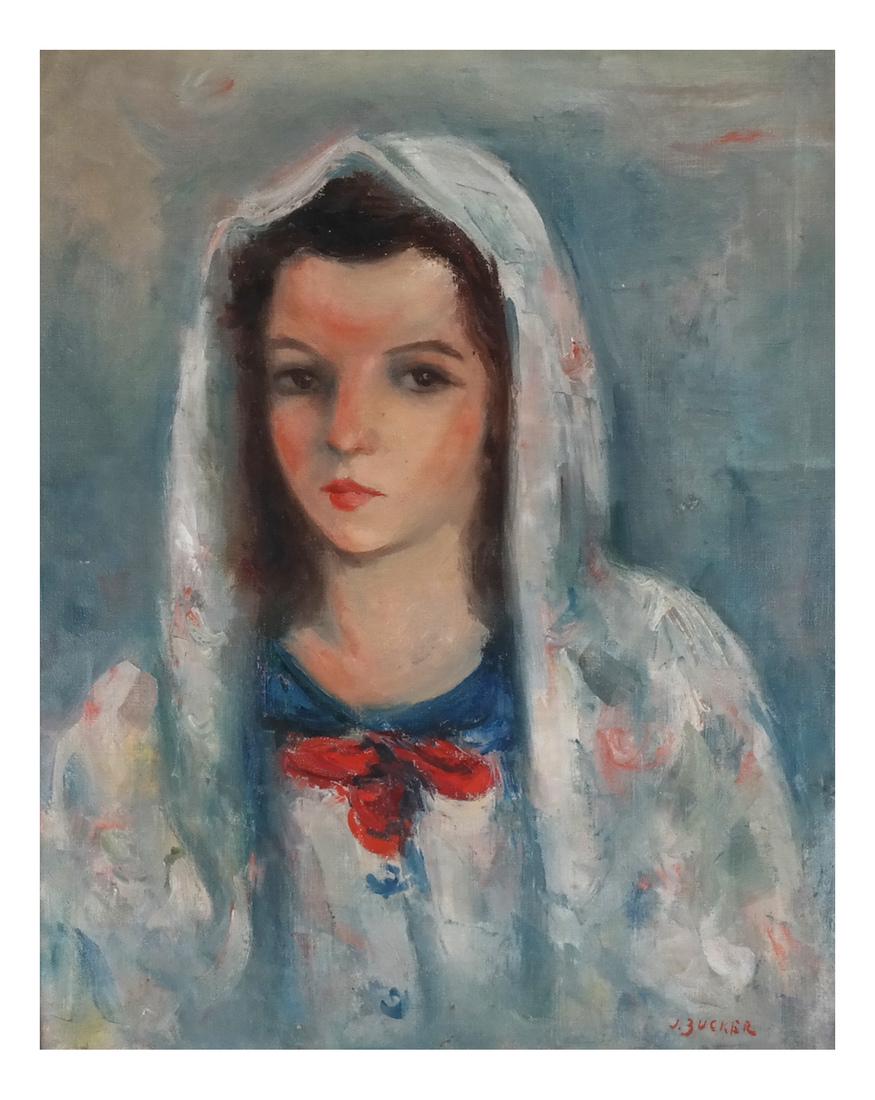 Jacques Zucker: Portrait, Oil, With Book (1 of 5)