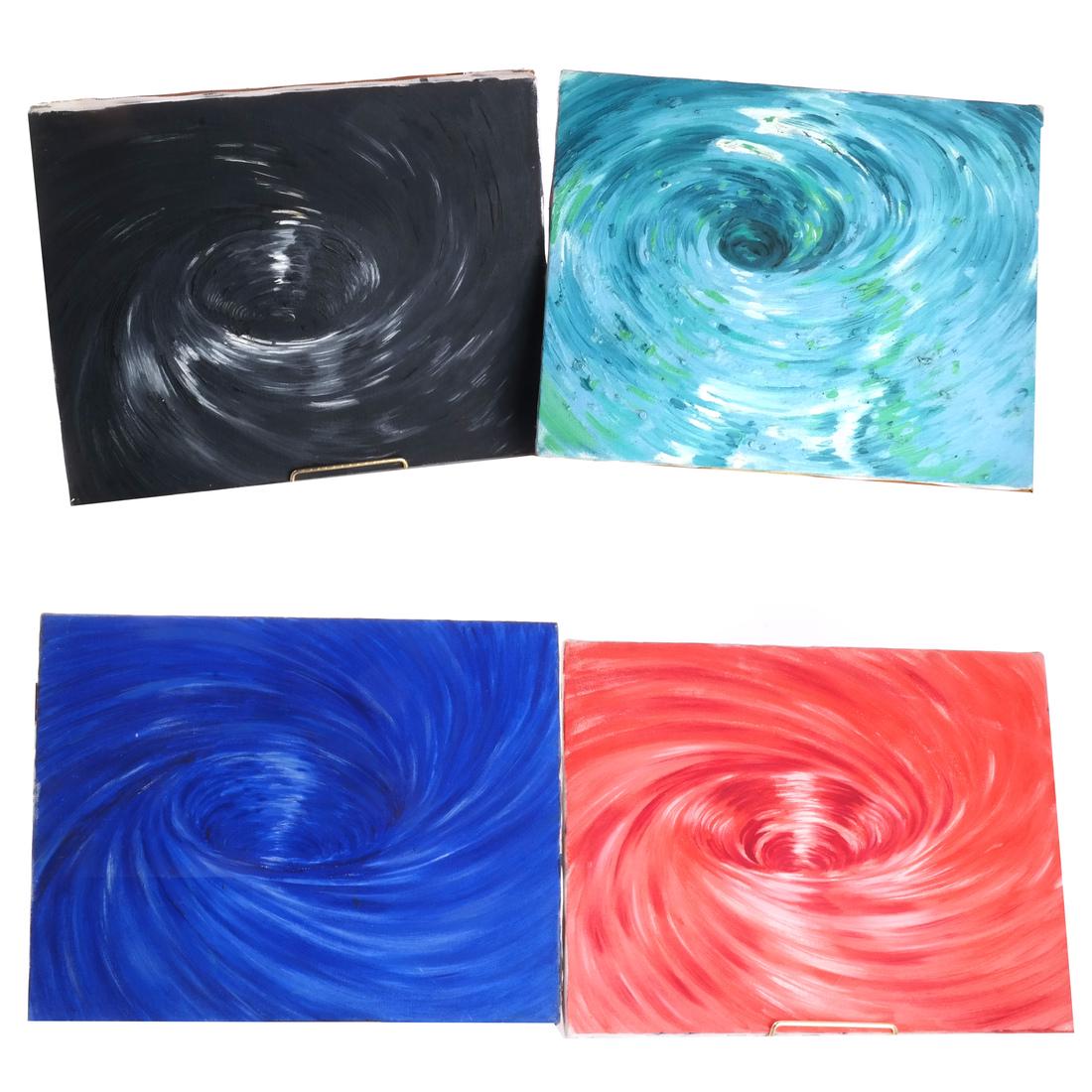 Ben Bianchi: Vortex, Set of Four Oils on Canvas (1 of 4)
