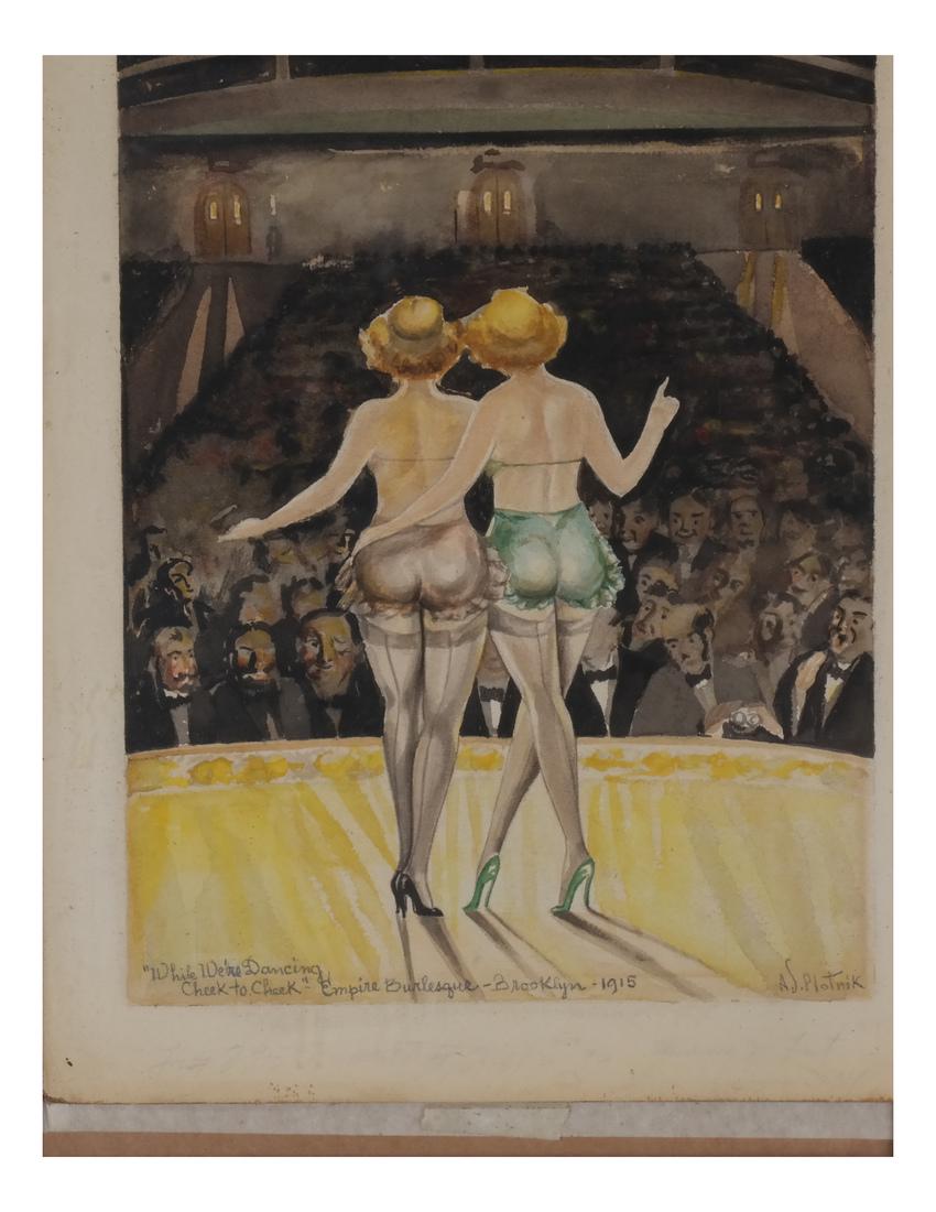 A.J. Plotnik: Watercolor - Dancers (1 of 7)