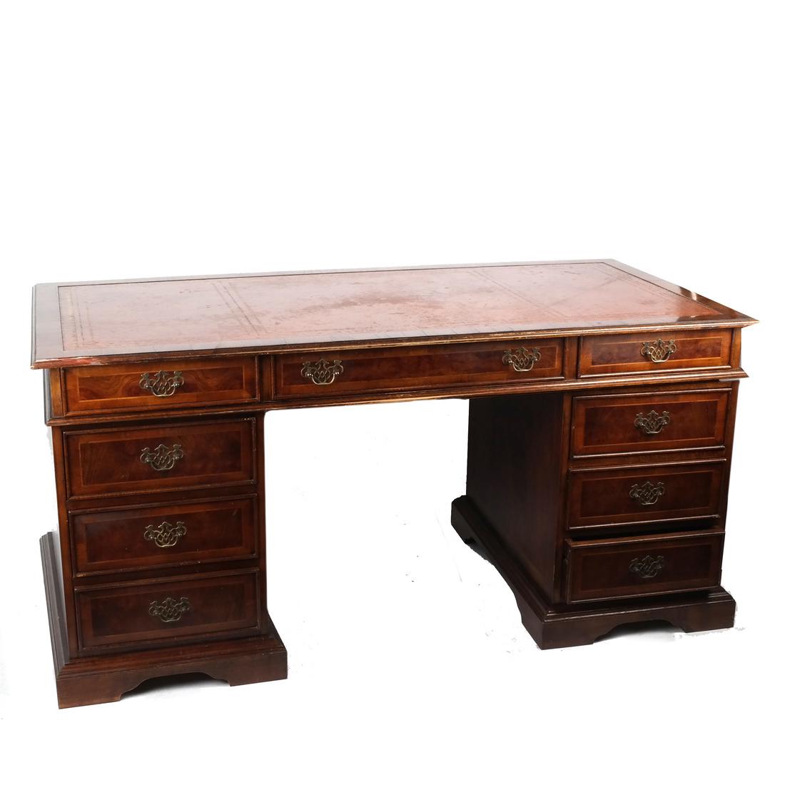 English Style Three-Section Desk (1 of 6)