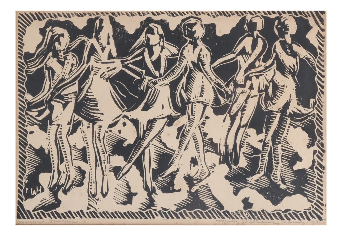 Molly Hand: Figures, Woodcut (1 of 7)