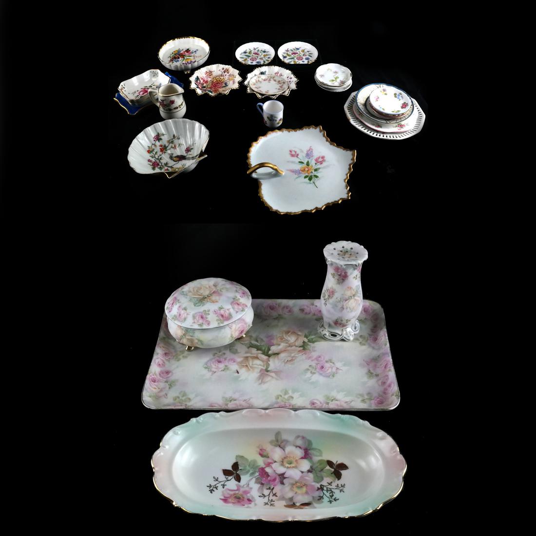Mixed Group of Porcelain, Decorated Objects (1 of 9)