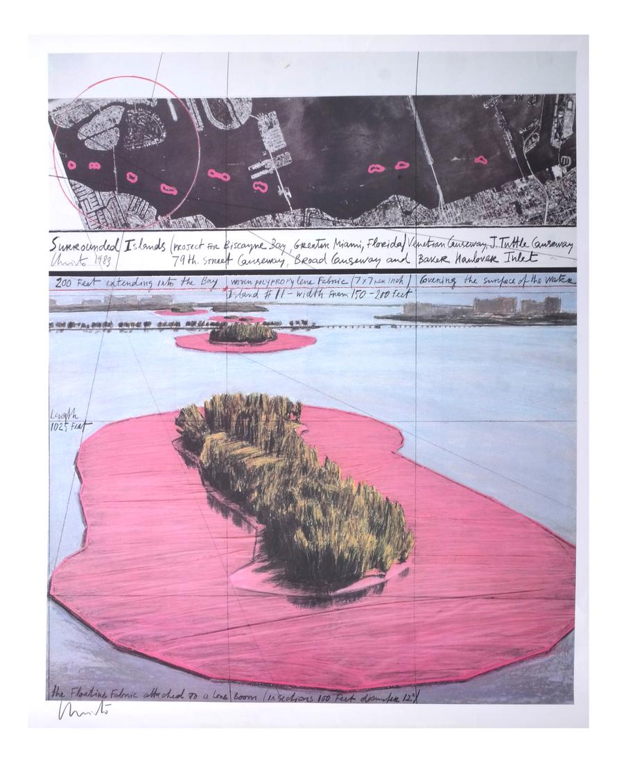 Christo Litho "Surrounded Islands" (1 of 8)