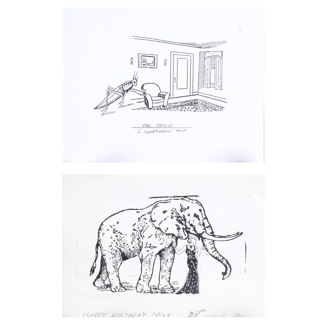 Steve Gianakos Two Inscribed Prints (1 of 7)