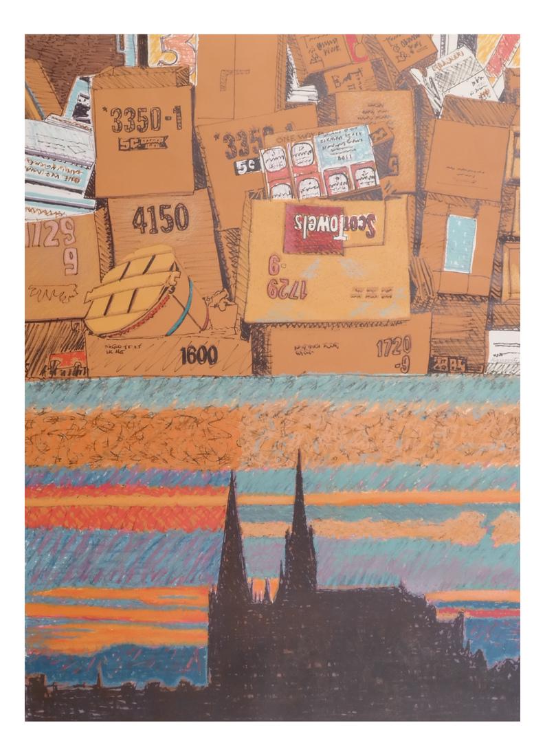 Howard Kanovitz Litho "Ground Above" (1 of 8)