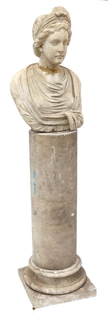 Antiquity: Roman Marble Bust of Ceres (1 of 11)