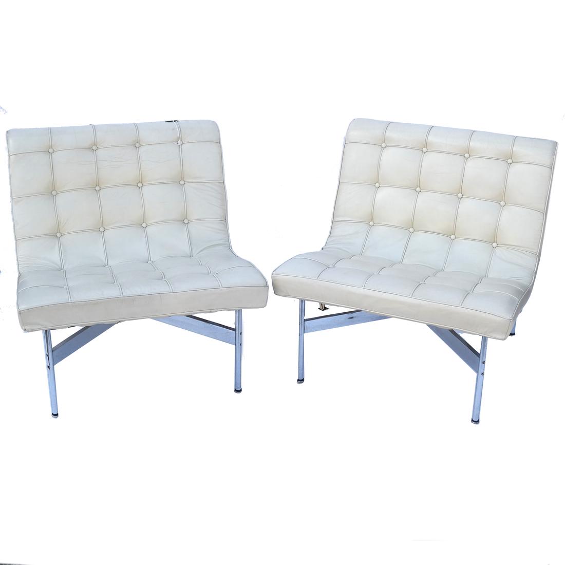 Pair of Mies van der Rohe Chairs (1 of 9)