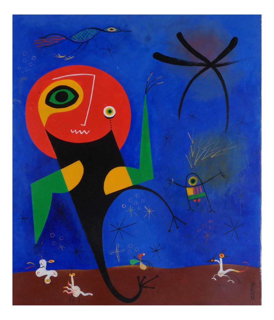 Zayon: Abstract Futuristic - Acrylic (1 of 5)