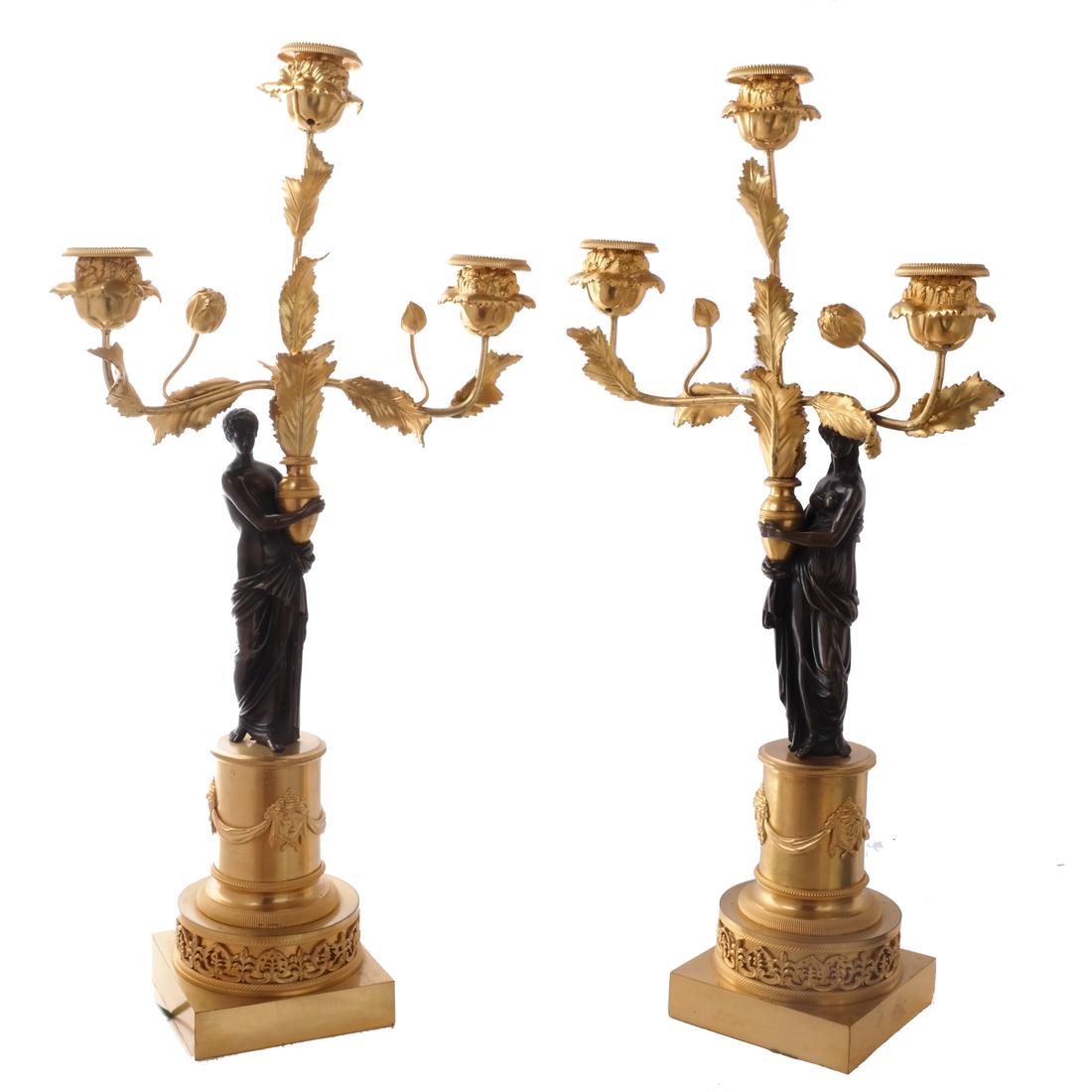 Pair Directoire Figural Candelabra (1 of 7)