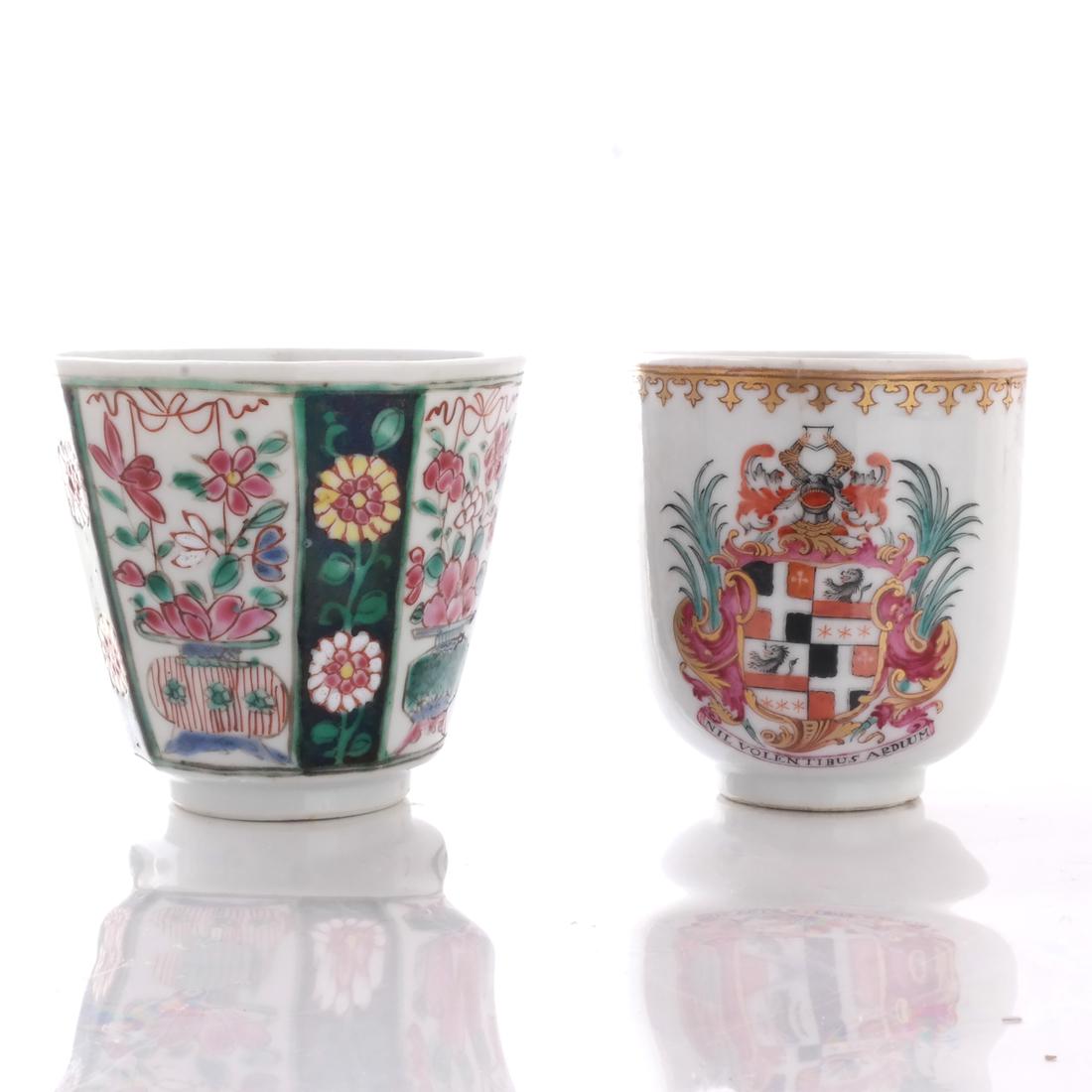 Two Qing Dynasty Export Cups (1 of 8)