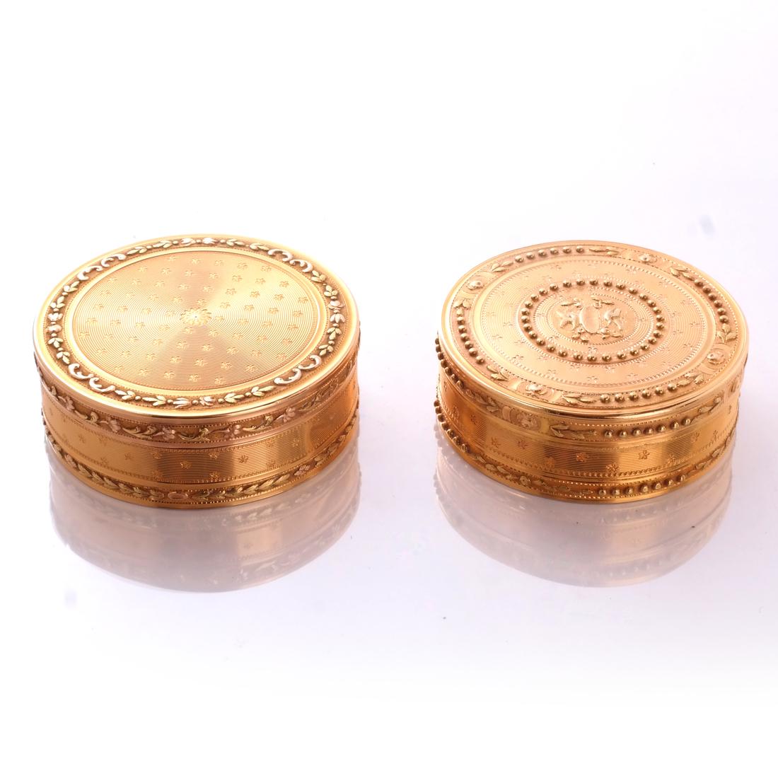 Two 18k Gold Boxes (1 of 7)