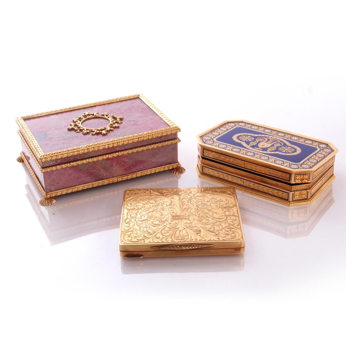 Three Gold Boxes, Modern (1 of 8)