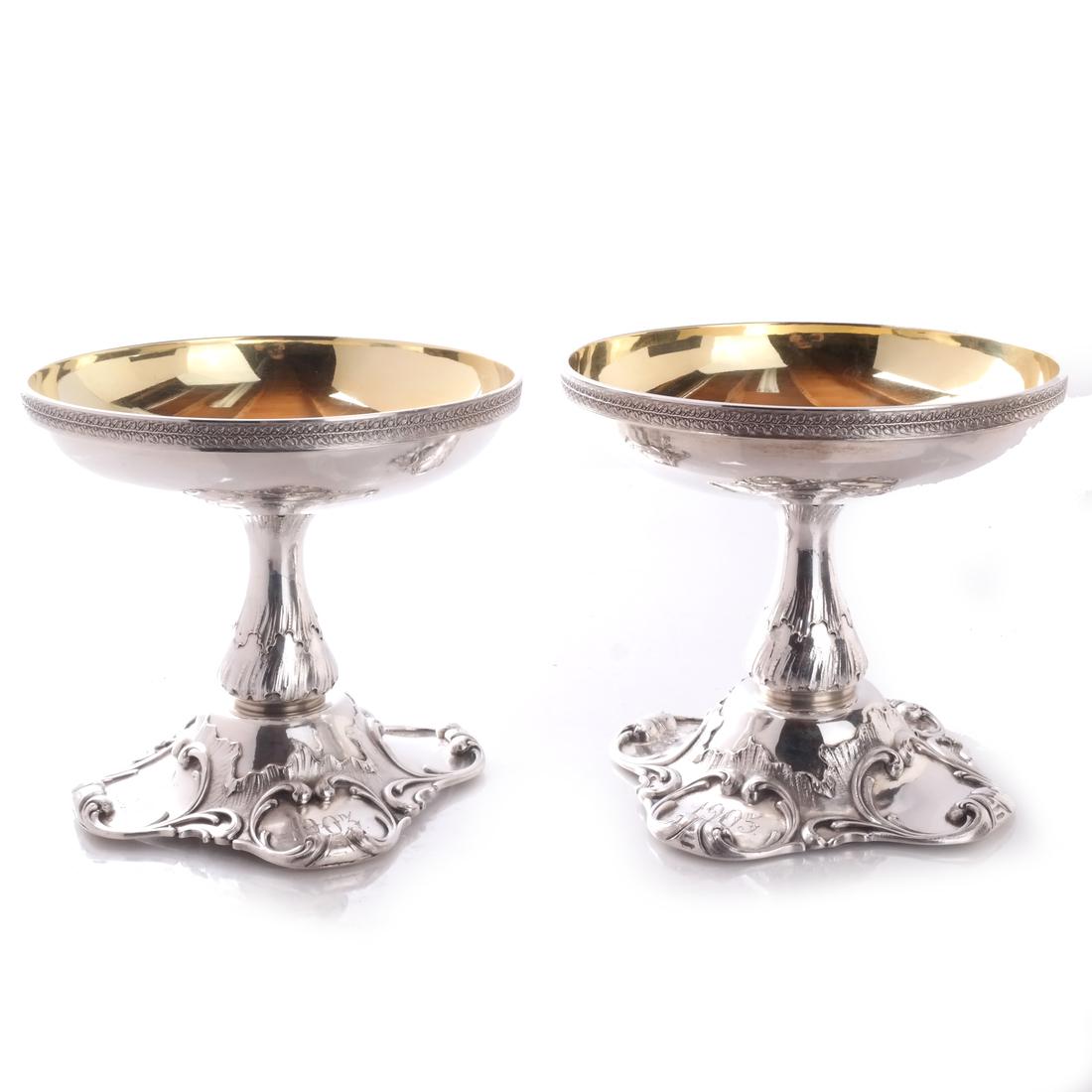 Pair Russian Silver Tazzas (1 of 9)